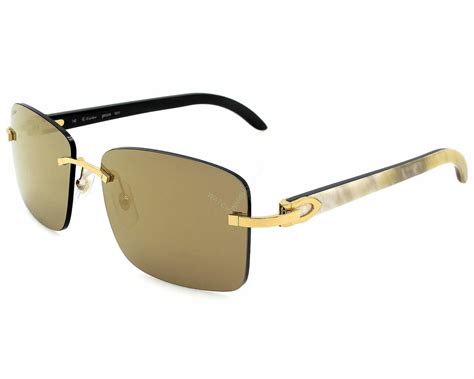 cheap cartier buffalo horn sunglasses|cartier glasses 140 genuine horn.